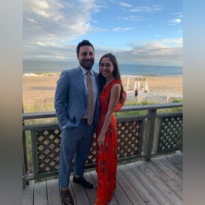 Floral / summer wedding guest dress from Lulus. Worn once. Size XXS